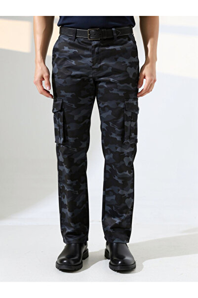 sports here Pantaloni cu model de camuflaj militar/Comandă, cu model obișnuit...