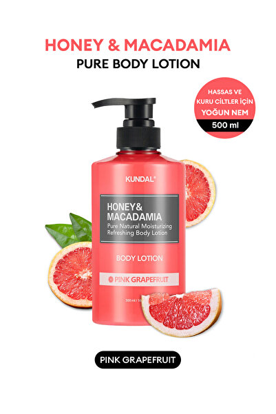 Kundal Nemlendirici ve Besleyici Vücut Losyonu KUNDAL Honey & Macadamia Pure ...