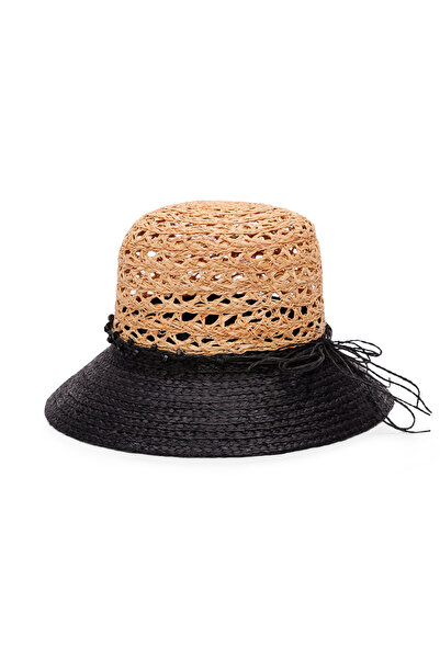 Yargıcı El Örgüsü Hasır Şapka