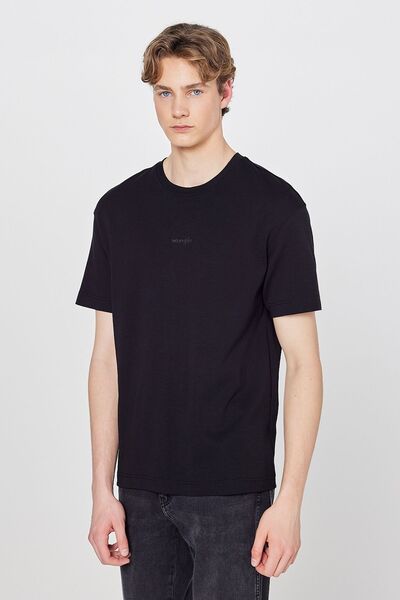 WRANGLER 100% βαμβακερό μπλουζάκι με άνετη εφαρμογή και λεπτομέρεια λογότυπου...