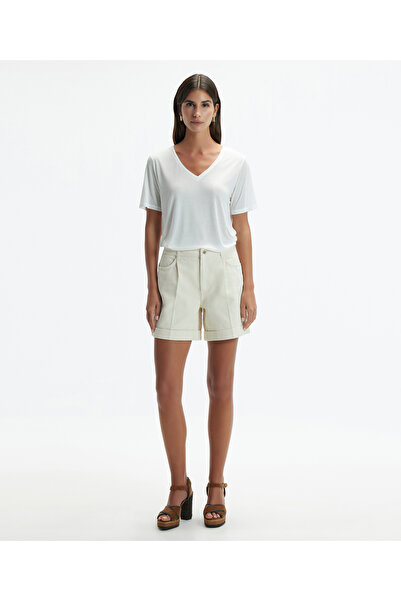 Yargıcı Paça Kıvırmalı Bermuda