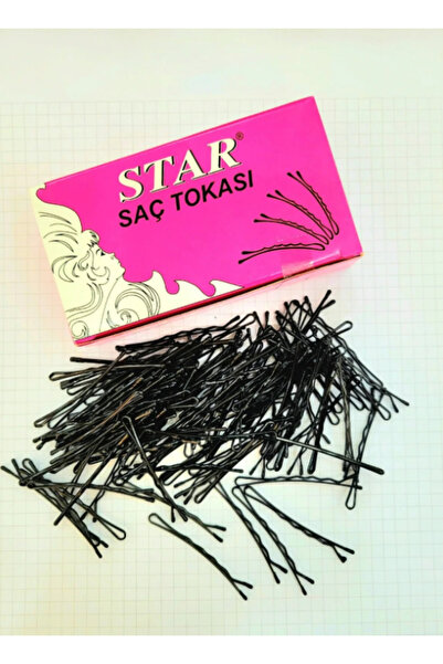 MY VİNTAGE Μαύρες 200 τεμάχια συρμάτινες πόρπες