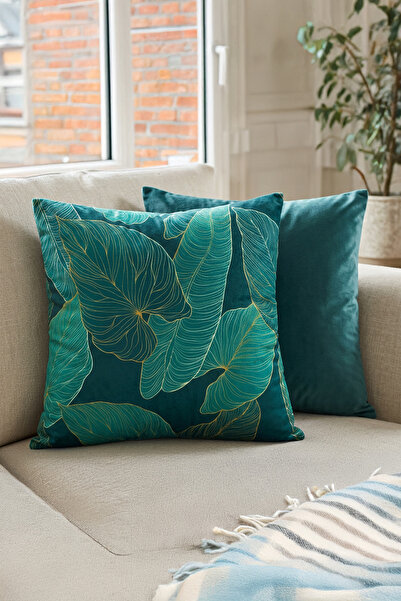 ASDİVA Set decorativ Sunny din Husă de pernă pentru canapea piese, cu model ș...