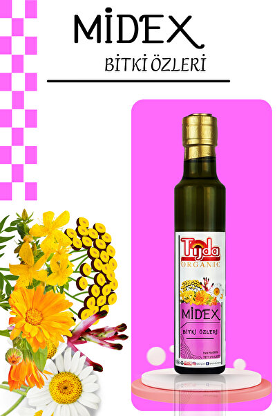 TİJDA Midex Taze Bitkilerden Mide Dostu Saf bitki özleri karışımı sıvı formda...