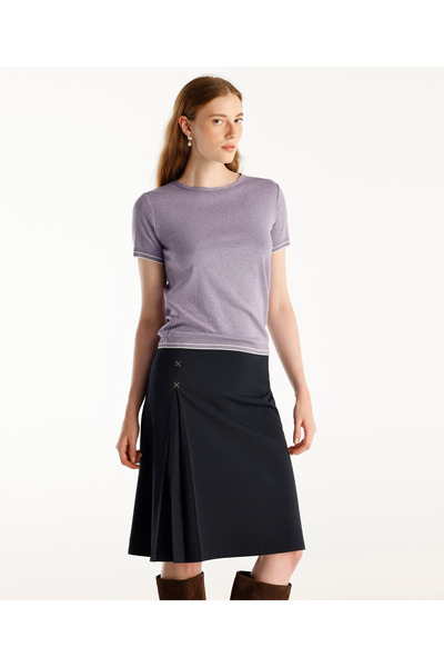 Yargıcı Punterized Detailed Skirt