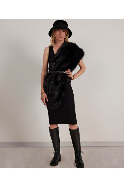 Yargıcı V Neck Seamless Sleeveless Dress