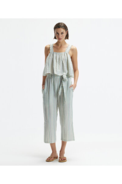 Yargıcı Askılı Dökümlü Bluz