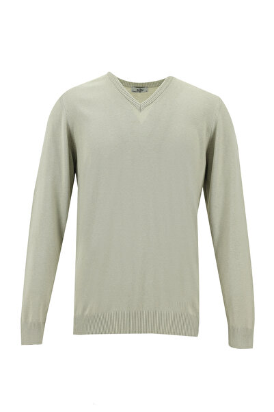 Kiğılı Πλεκτό πουλόβερ με λαιμόκοψη V με κανονική εφαρμογή