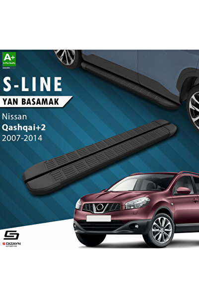 S Dizayn Nissan Qashqai +2 S-Line Siyah Yan Basamak 183 Cm 2007-2014 A+ Kalit...