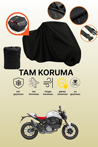 dokaca حقيبة خلفية سوداء متوافقة مع قماش الدراجات النارية المتوافق مع دوكاتي ...