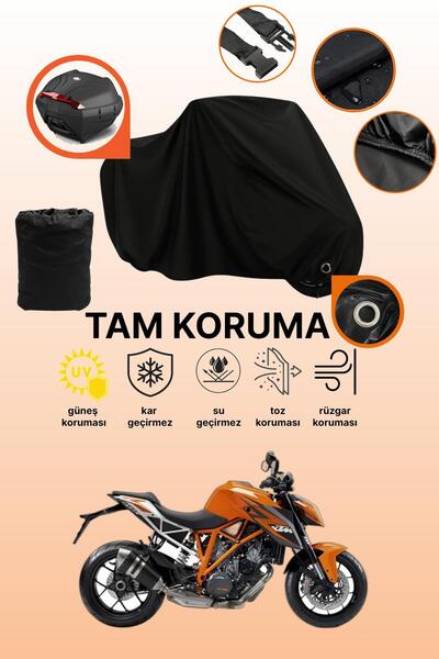 dokaca Black Rear Case and Lock Compatible Ktm 1290 Super Duke R Compatible M...