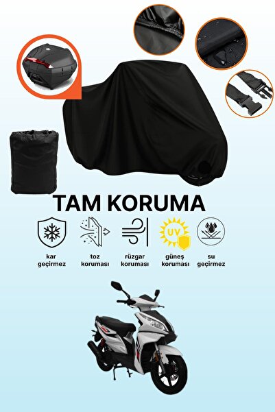 dokaca مظلة دراجة نارية متوافقة مع موديل مونديال 100 أردوور متوافقة مع الحقيب...