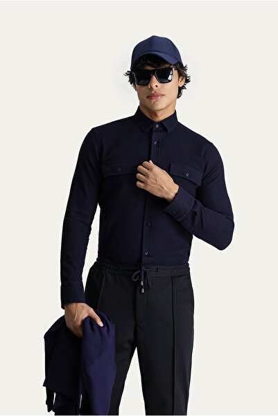 Kiğılı Cămașă sport cu mânecă lungă slim fit Dar croială bumbac