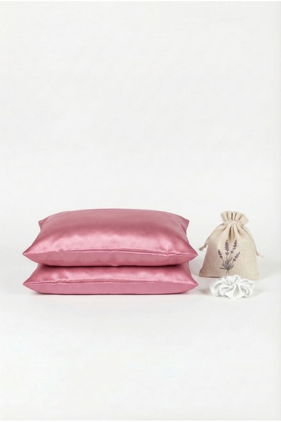 Aysu Sleep Σετ 2 μαξιλαροθήκες από μεταξωτό σατέν - 50x70 εκ. - Φιλικό προς τ...