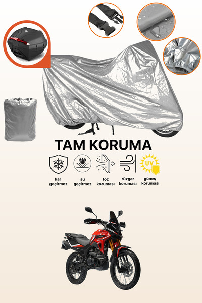 dokaca Motolux Cortado 200 Compatible Motorcycle Tarpaulin Compatible with Gr...