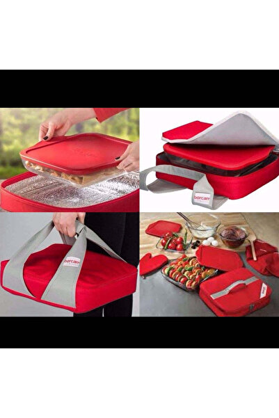 dealshopromania Vas pătrat de sticlă pentru cuptor 3,2 L cu capac de plastic ...