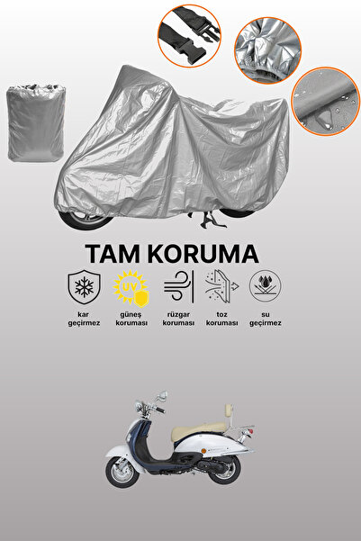 dokaca Gray Tail Bag and Lock Incompatible Mondial 50 Znu Compatible Motorcyc...
