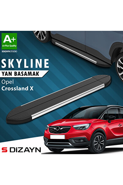 S Dizayn Opel Crossland X Skyline Krom Yan Basamak 173 Cm 2017 Üzeri A+ Kalit...