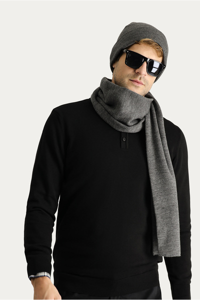 Kiğılı سترة تريكو قطنية بياقة بولو - مقاس عادي