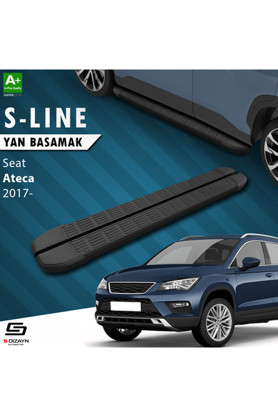 S Dizayn Seat Ateca S-Line Siyah Yan Basamak 173 Cm 2017 Üzeri A+ Kalite SE-A...