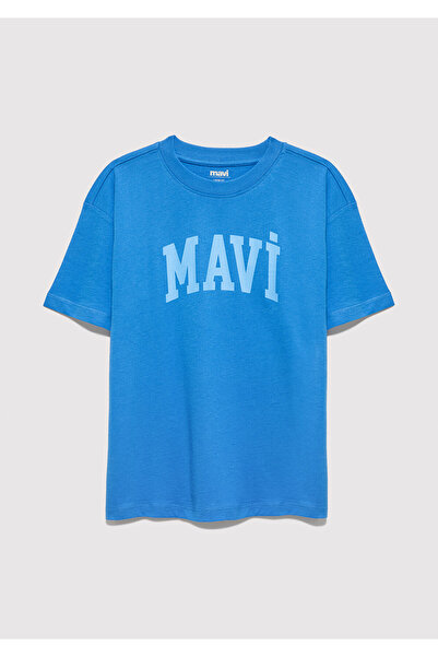 Mavi Bedrucktes T-Shirt mit lockerer Passform / Bequemer Schnitt 6610484-70902