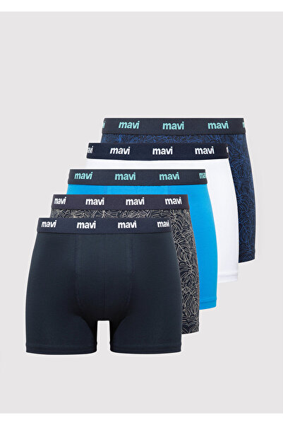 Mavi 5li Renkli Boxer 0912283-70490