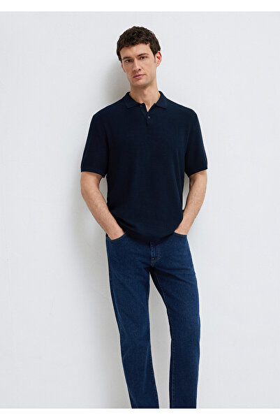 Mavi Marineblaues Strickpolo 0710397-70490