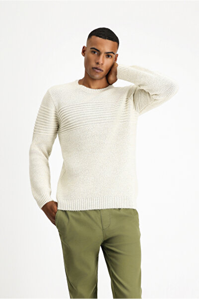Kiğılı Crew Neck Regular Fit Patterned Knitwear Sweater