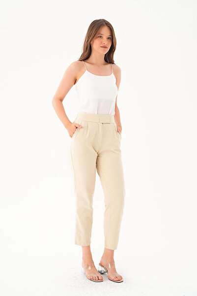 Rays Pantaloni Carrot cu velcro Stone 4097A