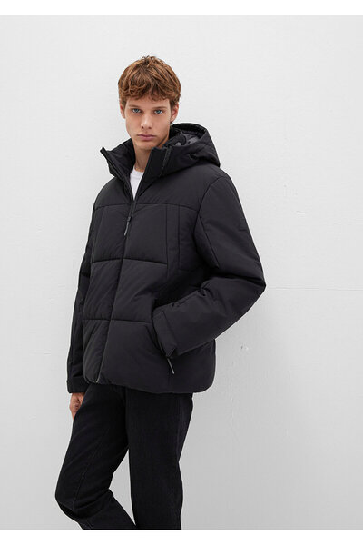 Mavi Water Repellent K Hooded Black Inflatable Jacket 0110675-71379