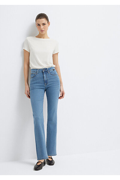 Mavi Kendra Gold Luxury Vintage Indigo Blue Jean Trousers 1074689169