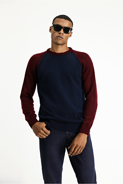 Kiğılı Pulover din tricotaje cu model, cu decolteu rotund, cu croiala normală