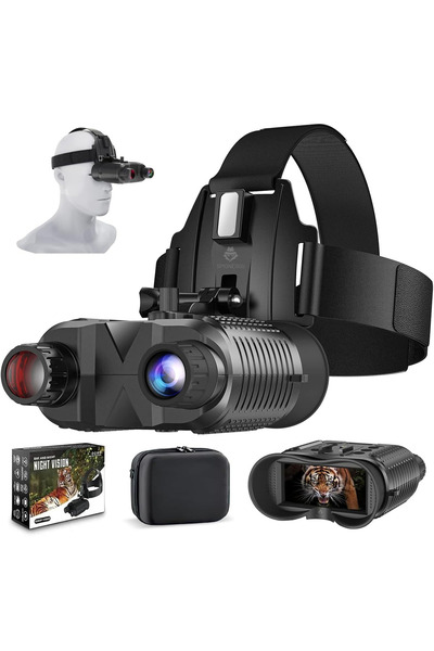 Spionescu Binoclu digital cu vedere nocturnă 300m, Full HD, zoom digital 8x -...