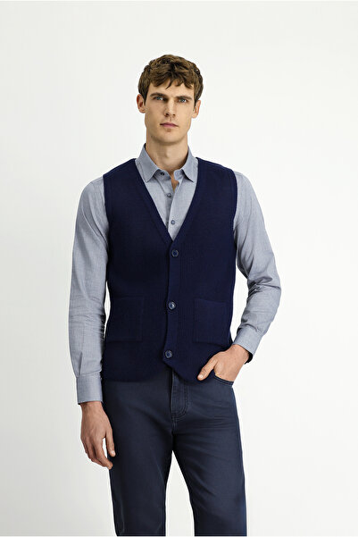 Kiğılı V-Neck Knitwear Vest