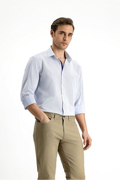 Kiğılı Cămașă din bumbac cu mânecă lungă, slim fit, cu model clasic