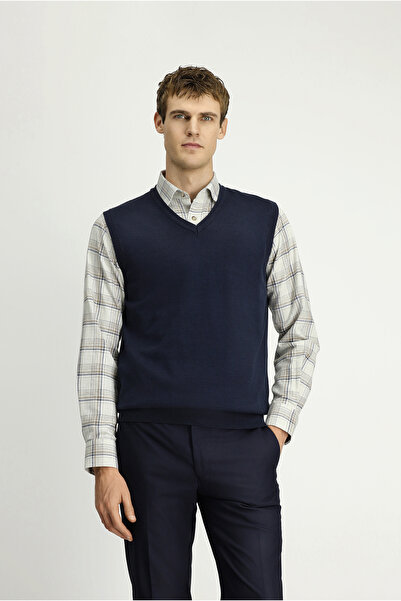 Kiğılı Tricotaj din bumbac și cașmir cu decolteu în V