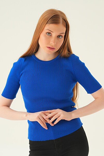 Rays μπλε κοβαλτίου Μπλουζάκι με λαιμόκοψη ποδηλάτου 1449