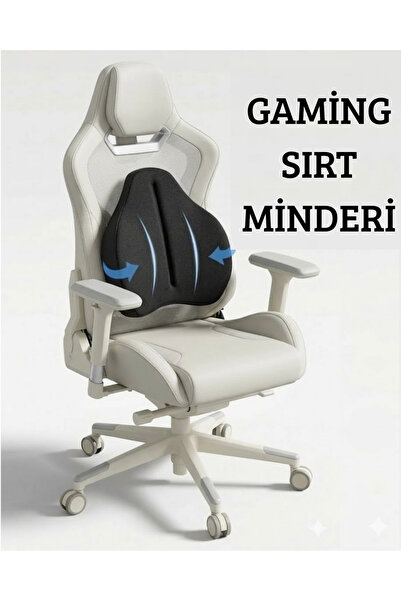 Ankaflex Visco Ortopedik Bel Destek Yastığı Bel Sırt Yastığı Gaming Sırt Minderi