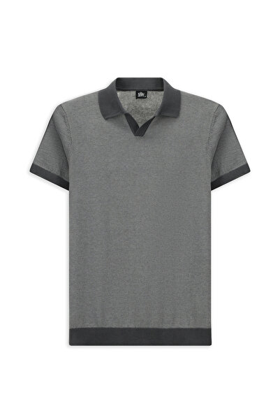 Kiğılı Tricou polo din bumbac cu dungi, cu potrivire normală