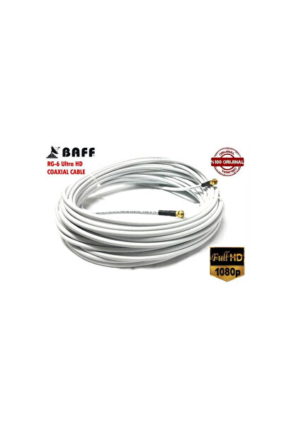 Herz GERMANY BAFF RG6 Anten Kablosu 10 Metre F Konnektörlü