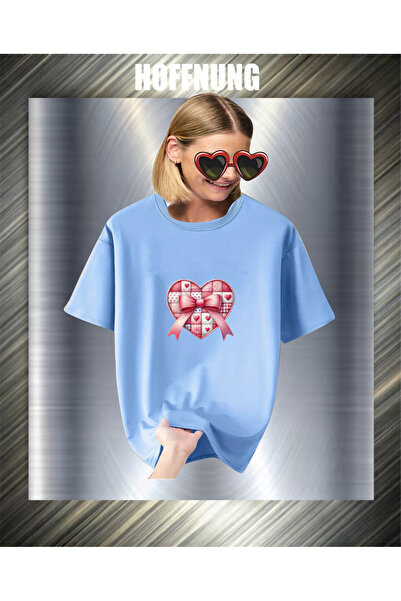 HOFFNUNG Μπλουζάκι UNISEX κοντομάνικο με στρογγυλή λαιμόκοψη, με στάμπα ροζ κ...