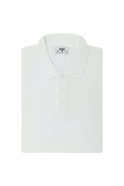 Kiğılı Μπλουζάκι από βαμβάκι με λαιμόκοψη πόλο σε μεγάλο μέγεθος