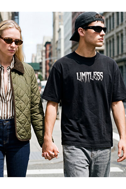 Koton Κοντομάνικο, πλενόμενο, βαμβακερό μπλουζάκι με λαιμόκοψη ποδηλάτου και ...