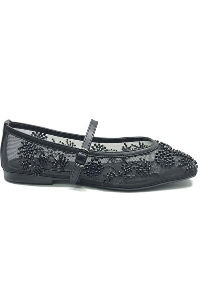 Kids Club Shoes Γυναικεία παπούτσια μπαλαρίνας Feles με αγκράφα, μαργαριταρέν...