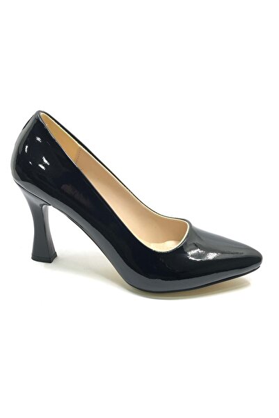 Kids Club Shoes İremsu Γυναικεία Παπούτσια Στιλέτο με τακούνι 8 εκ. ΜΑΥΡΟ-ΛΑΚ...