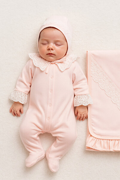 Naka Concept طقم أميرة دانتيل للمواليد الجدد 100% قطن قطن قطعة، صندوق هدايا و...