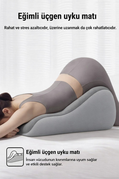 NO BRAND VISCORA Üçgen Pozisyon Yastığı İlişki ve Dinlenme Pozisyon Desteği 3...
