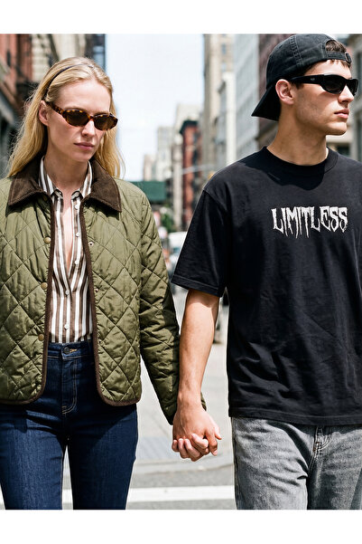 Koton Viscose Fabric Long Sleeve Shirt Striped Oversized Poplin