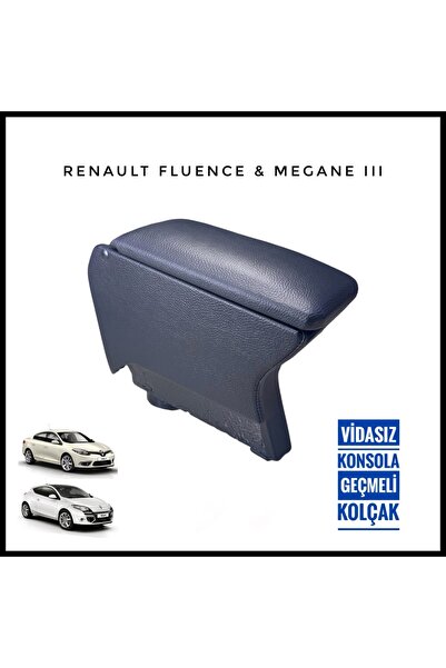 Gold Garden Fluence - Megane 3 Vidasız Konsola Geçmeli Kolçak (Kol Dayama)