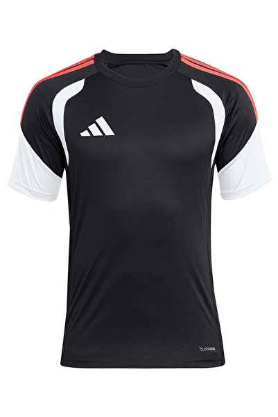 adidas Tiro 26 KB1348 League T-Shirt Ανδρικό T-Shirt ΜΑΥΡΟ-ΚΟΚΚΙΝΟ